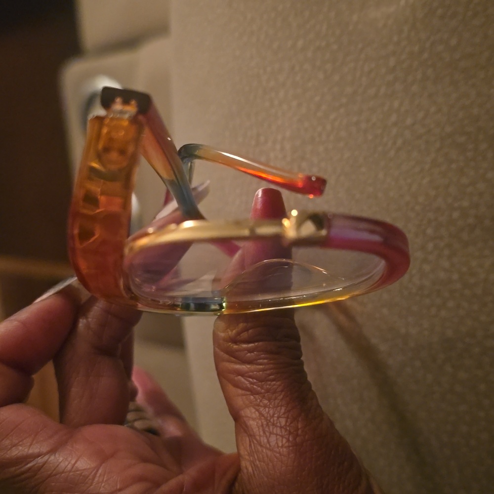 Colorful glasses(clear) - Picture 2 of 4